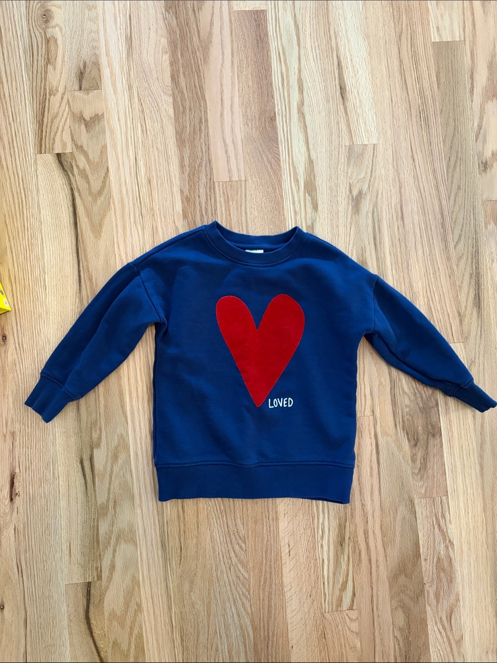 Hanna Andersson heart sweatshirt